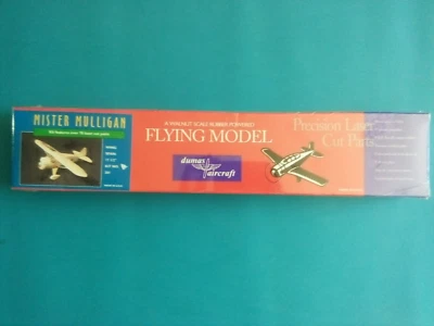 Dumas MISTER MULLIGAN -- 17.5 " Wingspan Laser Cut Rubber powered  Unbuilt Kit - Image 1 of 4