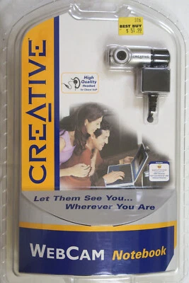 Creative WebCam Notebook PD1170 Brand New Sealed! - Image 1 of 4