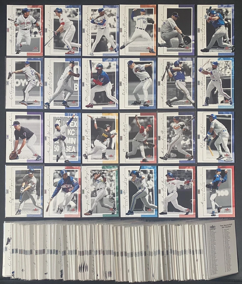 2001 Fleer Genuine - Baseball Cards - Complete Your Set - You U Pick - Image 1 of 1
