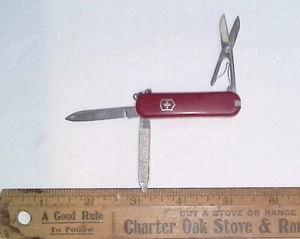 Victorinox Rostfrei Swiss army Folding Knife blade nail-file scissor Key- loop - Picture 1 of 4