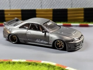 MINI GT KAIDO*CASA Nissan Skyline GT-R R33 Carbono Activo R COCHE DE PERSECUCIÓN - Imagen 1 de 9