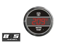 TELTEK DIGITAL WATER TEMP GAUGE CAT CUMMINS DETROIT 2 1/16" RED BLUE GREEN - Picture 1 of 1