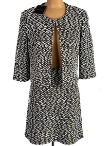 NWT ST. JOHN Knits Gold Metallic Slub Knit Jacket Blazer Skirt Suit sz 12 $2390 - Picture 1 of 10