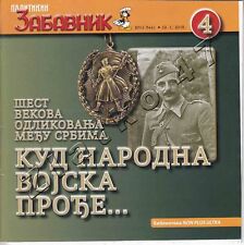 SFRJ / SRJ YUGOSLAVIA - MILITARY BOOK CATALOG NO 4 MEDAL ORDER YUGOSLAVIA
