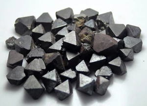 100.0 GM Super Terminated Natural Hematite Magnetite Crystals Lot Badakhshan Afg - Picture 1 of 10