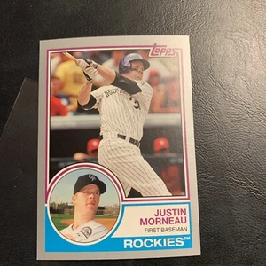 #287 Justin Morneau Colorado Rockies,2015 topps archives silver/199 B38a - Picture 1 of 2