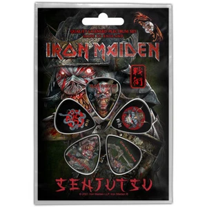 IRON MAIDEN SENJUTSU 5 PLECTRUM PACK OFFICIALLY LICENSED MERCHANDISE - Picture 1 of 9