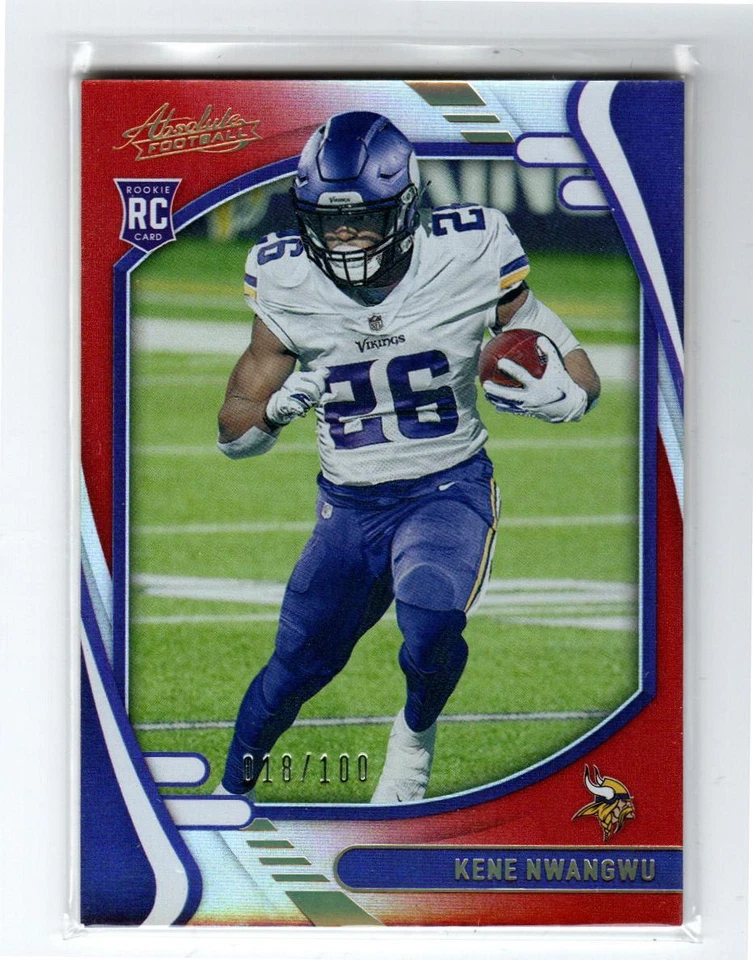 2021 Absolute Spectrum Red #132 Kene Nwangwu /100 - Image 1 of 1