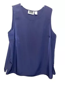 Maggie Barnes Women's Navy Tank 18W - Picture 1 of 5