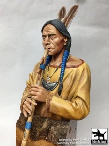 Black Dog 1/10 "Autumn Song" Indian Native American playing Flute Bust B10019 - Picture 1 of 1