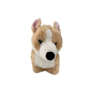 Manhattan Toy Co. Corgi Plush Stuffed Animal 2019 Tan White Bean Bag 8" Dog - Picture 1 of 14