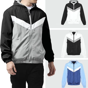 Mens Windbreaker Jacket Popular Limited Edition Streetwear Retro Lightweight - Picture 1 of 22