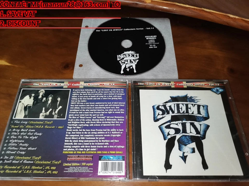 Sweet Sin  / ST ORG Dokken Ratt Icon Steelheart Memories NO reissue F - Image 1 of 1