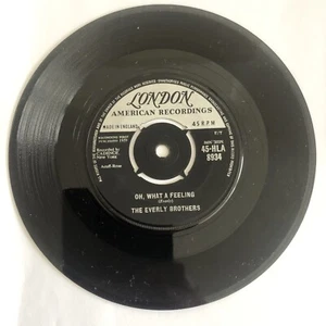 The Everly Brothers - Oh, What A Feeling / ( 'Til ) I Kissed You LONDON HLA 8934 - Picture 1 of 3