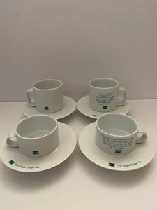 Dilmah Craighead Tea Cups and Saucer Pack of 4 - Picture 1 of 4