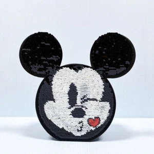 2022 Disney Mickey Mouse Sequins Popcorn Bucket Exclusive Theater Collection - Picture 1 of 5
