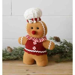 Christmas Decor Plush Gingerbread Man-10''H - Picture 1 of 1