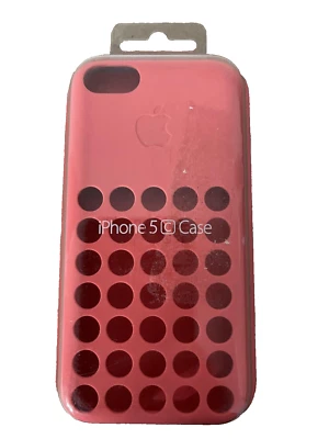 Sealed Authentic Apple Silicone  Case for Apple iPhone 5c  PINK MF036ZM/A - Image 1 of 3