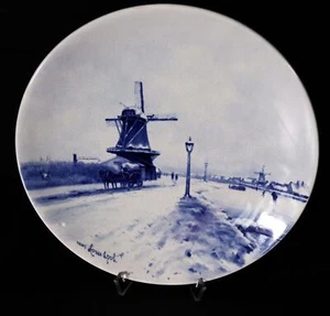 Antik Royal Delft nach Louis Apol Wandteller handmade De Porceleyne Fles #S - Picture 1 of 7