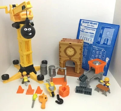 Disney Handy Manny Construction Playset Crane Building Fisher Price 99% Complete - Image 1 of 4