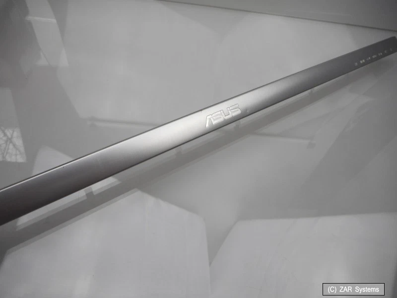 Asus Ersatzteil für 27" MX279 Monitor: plastik Frontleiste in Silber mit Logo 1A - Bild 1 von 1