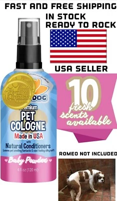 BODHI DOG Bodhi Natural Dog Cologne Prem. Scented Deodorizing Body Spray for Dogs & Cats