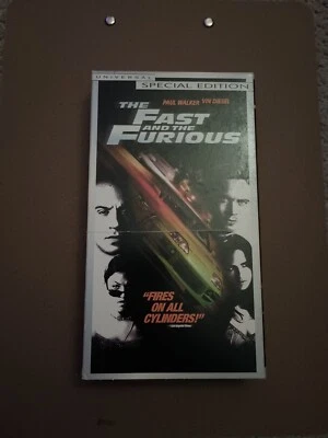 The Fast and the Furious (VHS, 2002, Special Edition Contains Bonus Footage) - Image 1 of 3