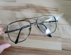 Vintage 1980's Titmus Safety Glasses Z87 W Case Chrome Steel #2 - Picture 1 of 15