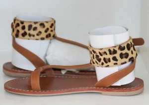 PEPE JEANS Sandalias De Cuero 'Jane' Marrón Talla 37 Nuevo 90€ - Imagen 1 de 4