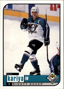1998-99 UD Choice Anaheim Ducks Hockey Card #4 Paul Kariya