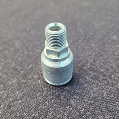 1UT43-06-08 1/2" to 3/8"  Male BSPT Fitting, K Series - Image 1 of 4