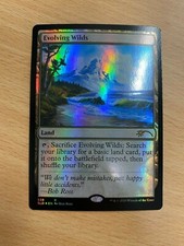 Bob Ross Evolving Wilds FOIL - Secret Lair Happy Little Gathering (Magic/mtg) NM