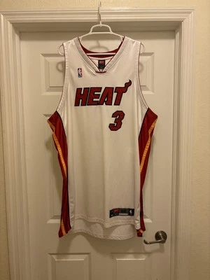 Dwyane Wade Miami Heat Authentic Jersey Nike Mens 52 *Rookie Year* - Image 1 of 4