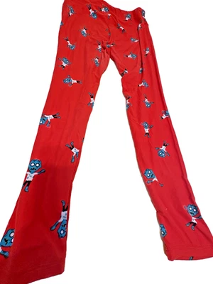 Lularoe OS (Alto y Curvilíneo) Rojo Zombie Leggings Halloween Diversión Foto 1 de 4