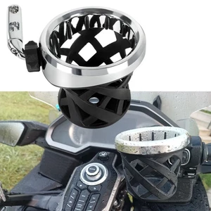 Portavasos para manillar de motocicleta con montaje de cesta de malla para Harley Road Glide - Imagen 1 de 13