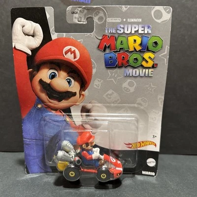 Nuevo en caja Hot Wheels The Super Mario Bros Película Mario de Mattel Foto 1 de 3