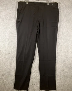 Pantalones de vestir de lana Peter Millar Harker para hombre 42x36 negros núcleo de golf sin dobladillo preppy - Imagen 1 de 15