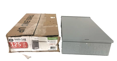 Панель главного выключателя GE 125 А 14 пространств 24 цепи наружная главная зажимная панель новая - Изображение 1 из 2