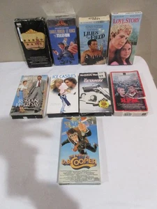 Lot of 9 Classic Mixed Media VHS Movie Tapes - Bild 1 von 2