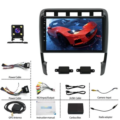 Carplay For 2002-2010 Porsche Cayenne Android 13 Car Stereo Radio Navi GPS WIFI - Image 1 of 4