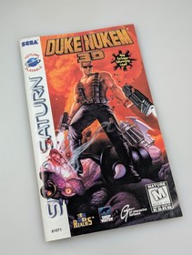 Sega Saturn - Duke Nukem 3D - Instruction Manual ONLY