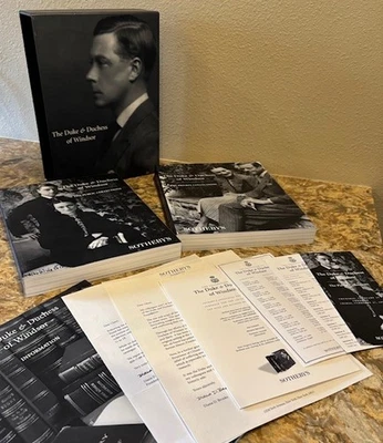 The Duke and Duchess of Windsor Sotheby's Catalogue Sale 3-Book Box Set 1997 - Image 1 of 4