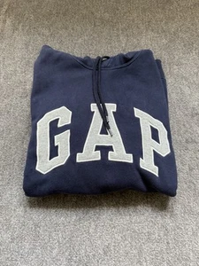 Vintage GAP Fleece Hoodie XL cuello redondo sudadera con capucha suéter de hombre suéter casual - Imagen 1 de 5