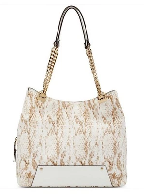 Bolso de Mano INC International Concepts-Trippii Cadena-Talla: Grande-Color: Tostado/Blanco!! Foto 1 de 4