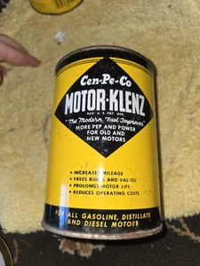 Oldtimer Metall Ölkanne Vollmotor Klenz Cen-pe-co Walcott IA - Bild 1 von 4
