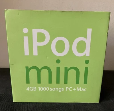 2005 Apple iPod mini A1051 4 GB - 2nd Generation - Green - VGC (M9806LL/A) BOXED - Image 1 of 4