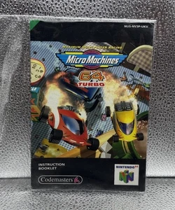 Micro Machines N64 Turbo Nintendo N64 Manual UKV 1999 - Picture 1 of 5