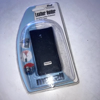 iPod Leather Holder For iPod Nano Maxell Cont US Ground Advantage - Image 1 of 3