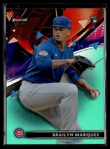 2021 Finest #37 Brailyn Marquez Aqua Refractor #/199 - Picture 1 of 2