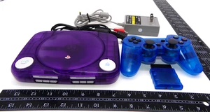 Sistema de Juego PSOne Púrpura Atomico Personalizado PS1 Playstation 1 Consola de Juegos Delgada - Imagen 1 de 10